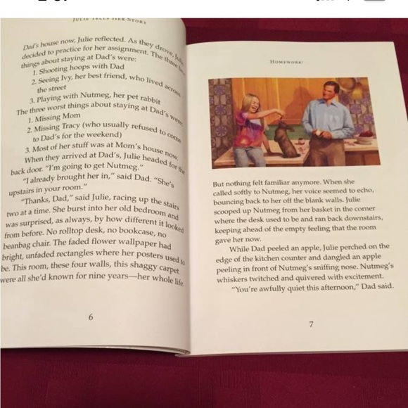 American Girl Paperback Books (Meet Julie/Tells Her Story) - Picture 4 of 11